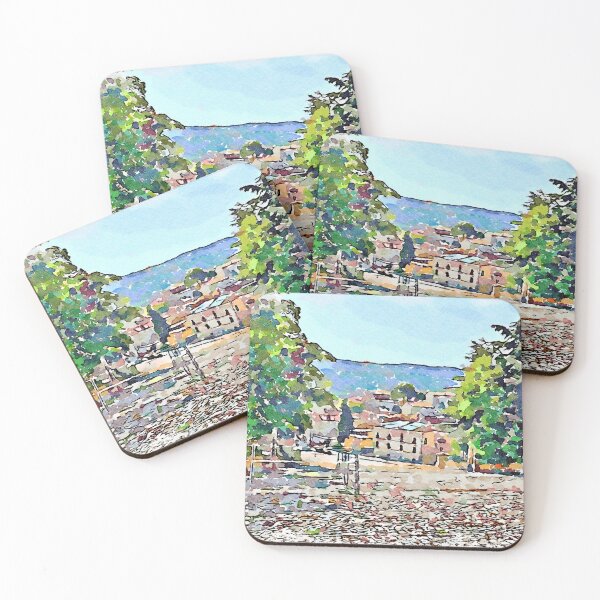 Item preview, L'Aquila: flight of steps and cityscape designed and sold by Giuseppe Cocco.