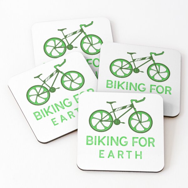 Item preview, Biking For Earth, Cyclist designed and sold by ilovetshirts87.