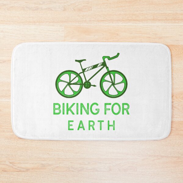 Item preview, Biking For Earth, Cyclist designed and sold by ilovetshirts87.