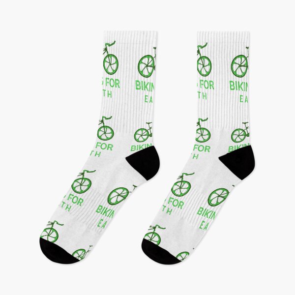 Item preview, Biking For Earth, Cyclist designed and sold by ilovetshirts87.