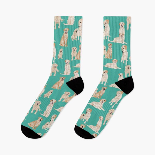 Item preview, Yellow labs and Teal designed and sold by ArtofACoonhound.