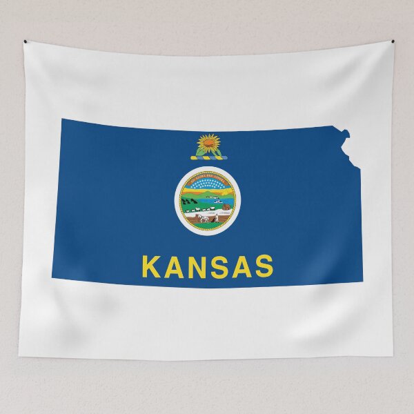 Item preview, Love My State Kansas Map Hometown designed and sold by elhefe.