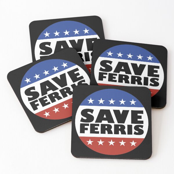 Item preview, Save Ferris Badge designed and sold by Indestructibbo.