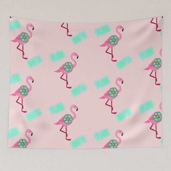 Item preview, FLIM FLAM PINK FLAMINGO TROPICAL designed and sold by garhoud.