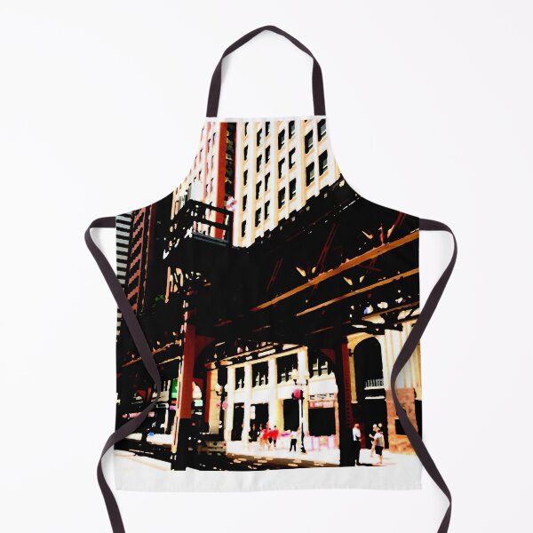 Aperçu de l'œuvre Série Chicago EL : 3 - Chicago L - Chicago art - Chicago cadeau - Chicago, IL, CTA créée et vendue par thecheekypixel.
