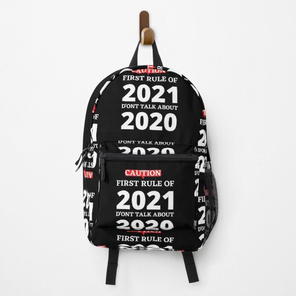 Item preview, CAUTION FIRST RULE OF 2021 D'ONT TALK ABOUT 2020 SHIRT DESIGN designed and sold by farhatkhanfir.