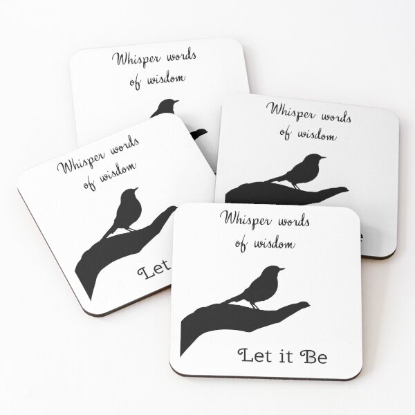 Item preview, Let it Be - Song Lyrics - Rectangle designed and sold by SouthernSassArt.