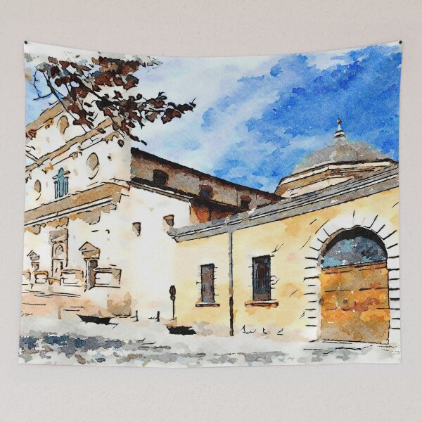 Item preview, L'Aquila: door and church designed and sold by Giuseppe Cocco.