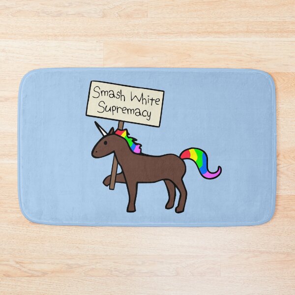 Item preview, Smash White Supremacy (Brown Unicorn) designed and sold by jezkemp.