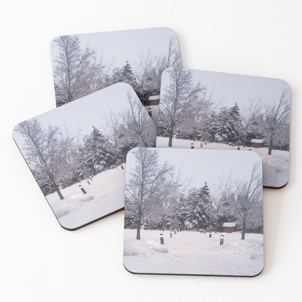 Item preview, Snowy Winter Evening designed and sold by WitchyMomFriend.