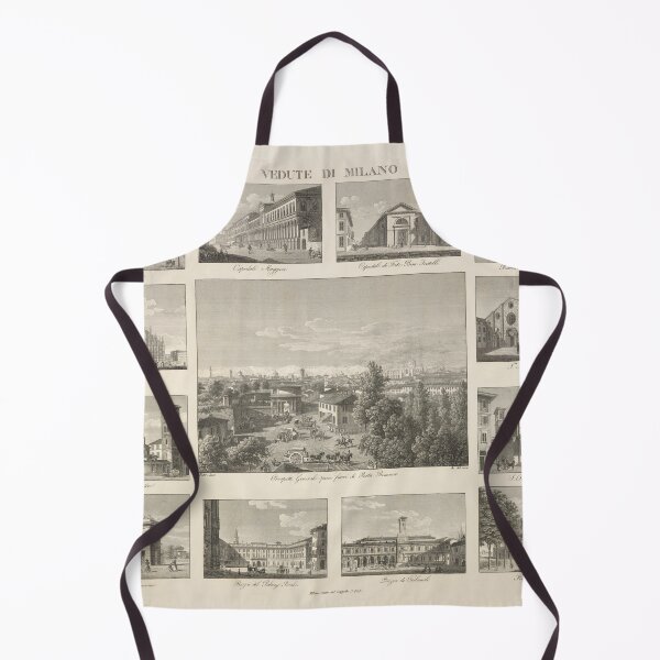 Item preview, Vedute di Milano - Views of Milan by Carolina Lose - 19th century Italien steel engraving designed and sold by Vintage-TM.