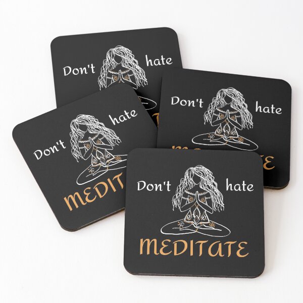 Item preview, Don't hat, meditate designed and sold by Aakriti _0.0_.