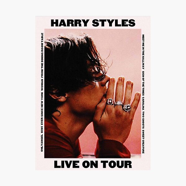 Harry - Live on Tour Photographic Print