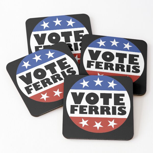 Item preview, Vote Ferris Badge designed and sold by Indestructibbo.