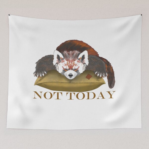 Item preview, not today, Red panda designed and sold by nemfisart.