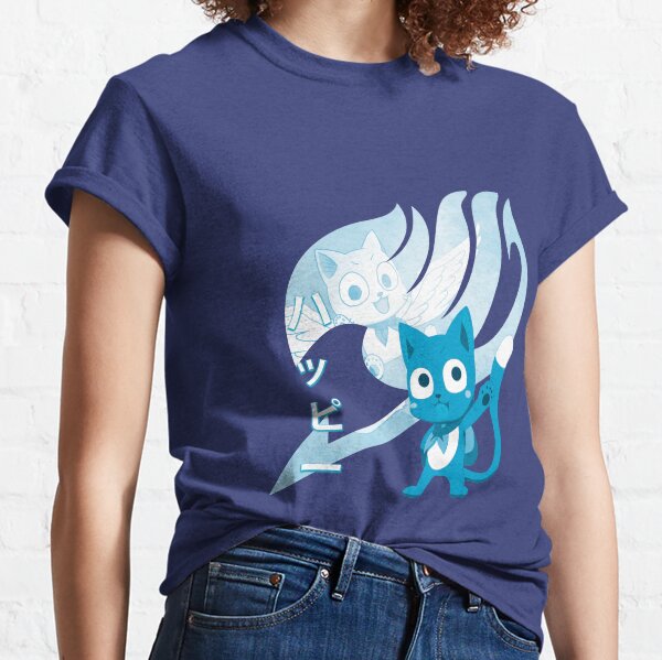 Fairy Tail - Happy Camiseta clásica