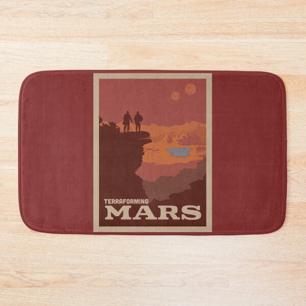 Item preview, Terraforming Mars Board Game - Minimalist Travel Poster Style - Gaming Art - Board Games designed and sold by MeepleDesign.