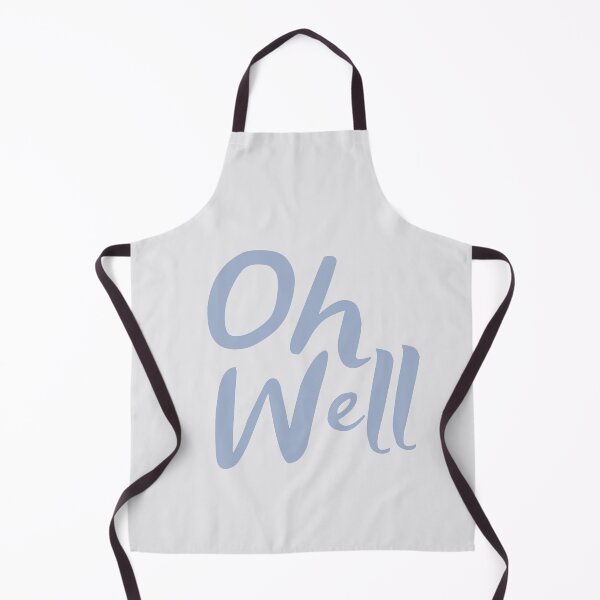 Item preview, Oh Well typography in blue color designed and sold by Abbara.
