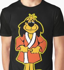 Hong Kong Phooey Standing Black Graphic T-Shirt