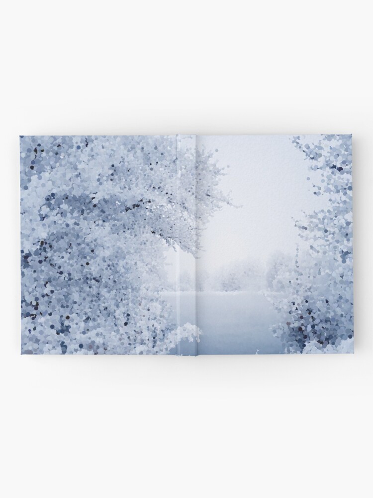 Alternate view of Snowy Wooded Landscape Hardcover Journal