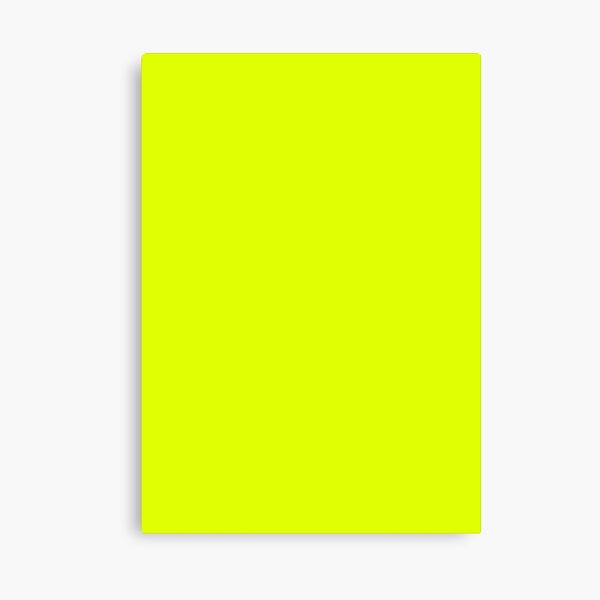 "Neon Green/Yellow" Canvas Print for Sale by GamesandMovies Redbubble