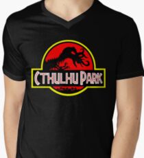 Cthulhu Park Men's V-Neck T-Shirt