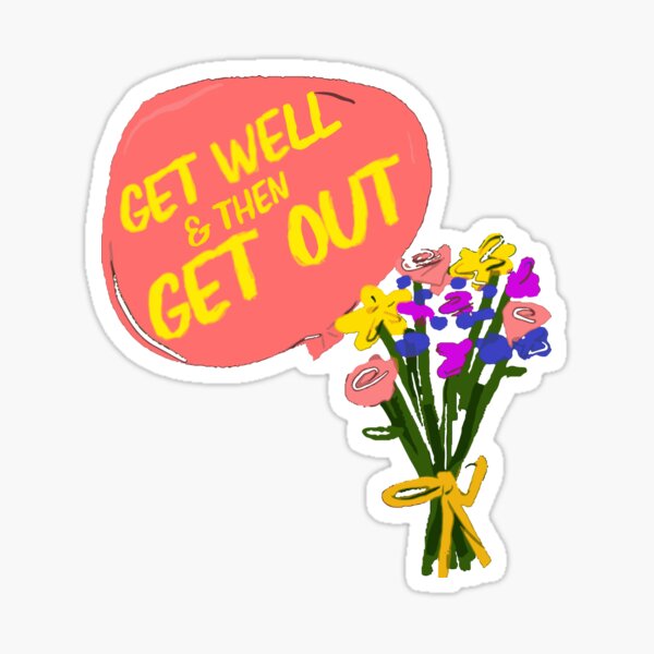 Get Well Soon Stickers