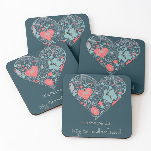 Item preview, Nature is My Wonderland - Heart & Deer designed and sold by HeatherEthereal.