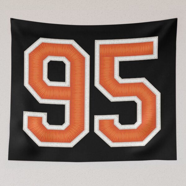 Item preview, Sports Number 95 Jersey Ninety-Five Orange designed and sold by elhefe.
