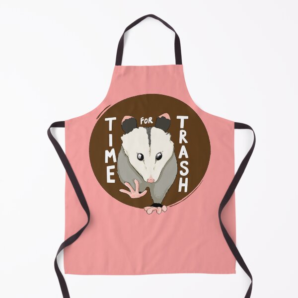 Time for Trash Opossum Apron