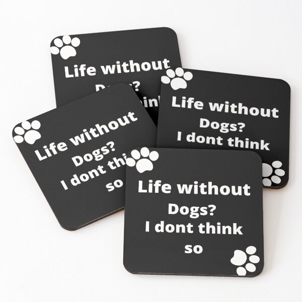 Item preview, life without dogs designed and sold by Yaa2.