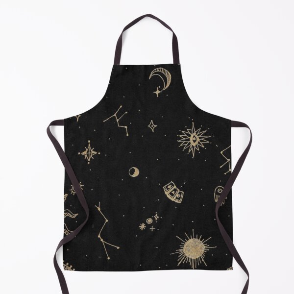 Item preview, Gold and black witchy pattern designed and sold by MagicPlumeria.