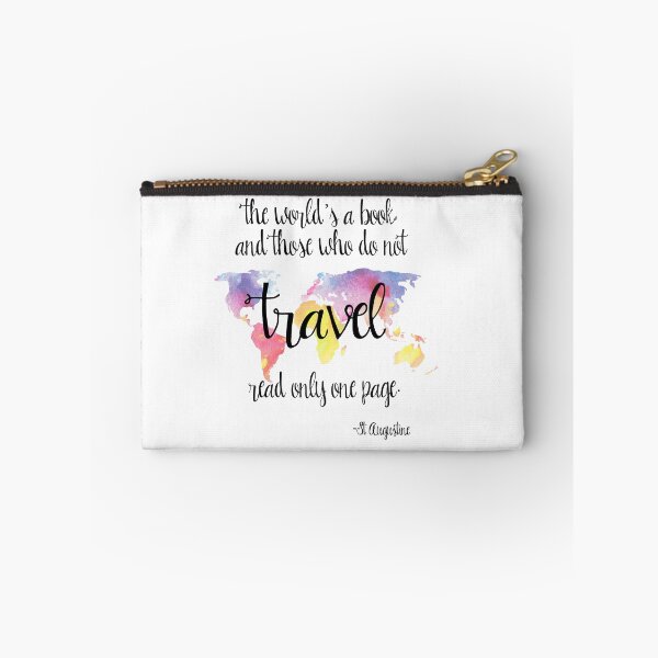 Item preview, The World's a Book/Travel - Quote by St. Augustine designed and sold by SouthernSassArt.