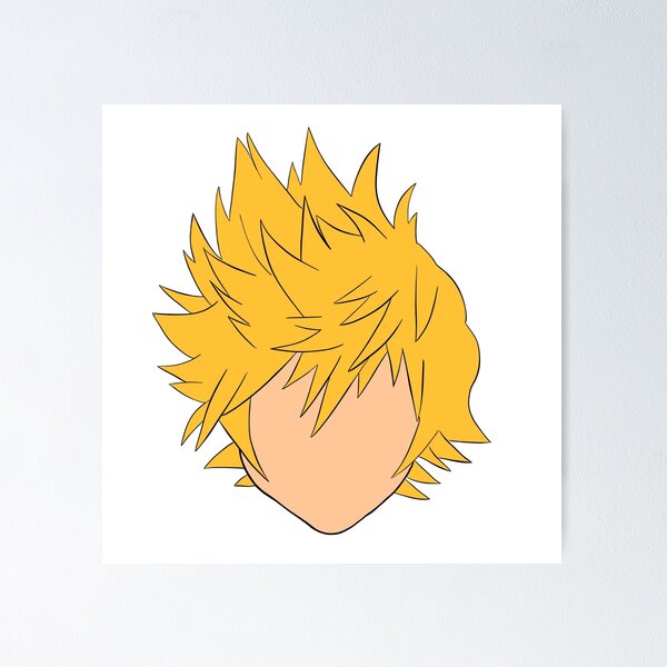 Vista previa del artículo con la obra «Minimalista Kingdom Hearts Roxas / Ventus», diseñado y vendido por NickHydo.