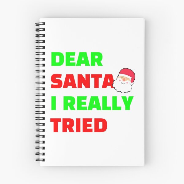 Item preview, Dear Santa I Really Tried white bcg designed and sold by Piztees.