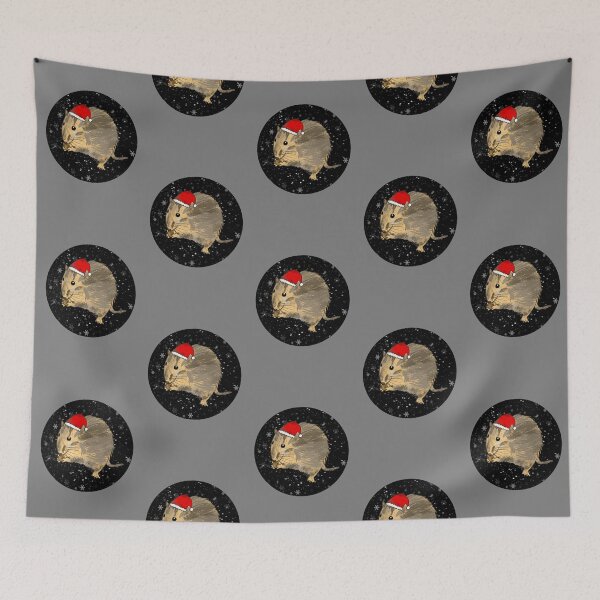 Item preview, Christmas gerbil in Santa hat designed and sold by Sarah-Wilde.
