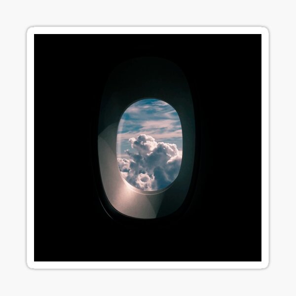 Plane window Sticker