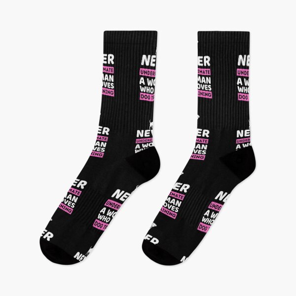 Item preview, Never Underestimate A Woman Who Loves Dog Training designed and sold by bifkee19.