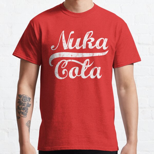 Logotipo desgastado de Fallout Nuka Cola Camiseta clásica