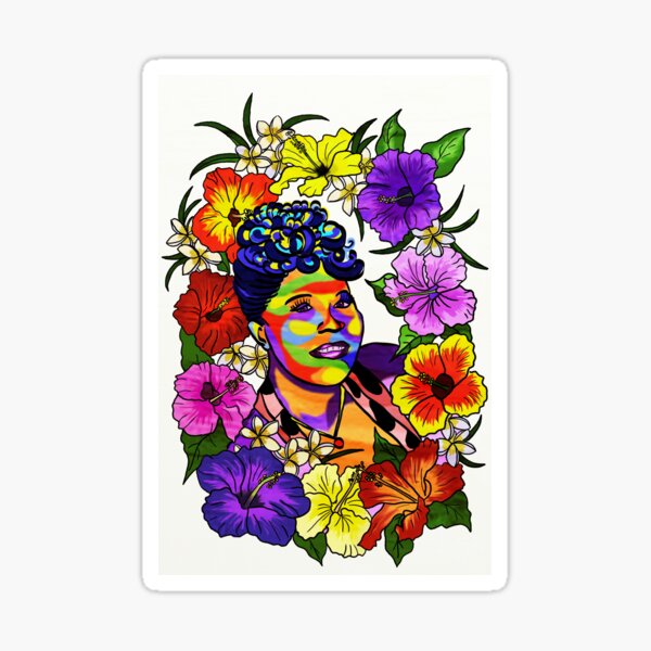 Ella Fitzgerald Jazz Legend Sticker