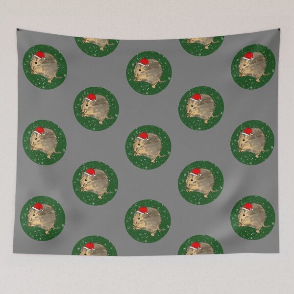 Item preview, Christmas gerbil in Santa hat designed and sold by Sarah-Wilde.