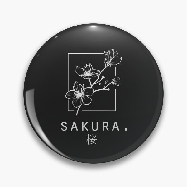 Item preview, "Sakura" Cherry Blossom Japanese Minimalist/Simple Design (Black) designed and sold by Neroaida.