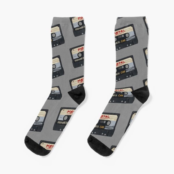 Metal Mix Tape Socks