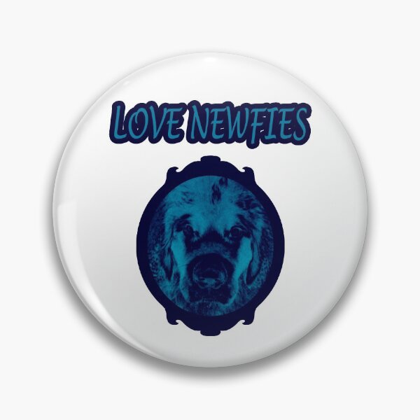 Item preview, Love Newfies blue designed and sold by Moonyflower.