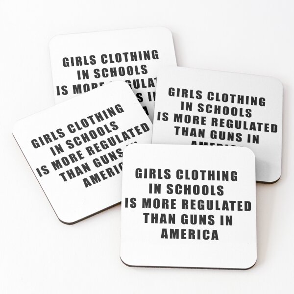 Item preview, Girls clothing in schools is more regulated than guns in America designed and sold by Katherine Winner.