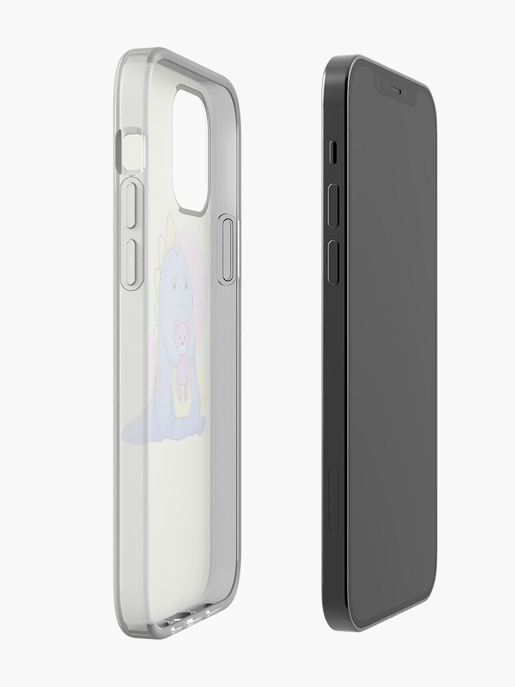 Alternate view of Sad Dino Series - Hug me Please iPhone Case & Cover
