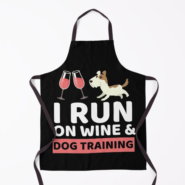 Item preview, I Run On Wine & Dog Training designed and sold by bifkee19.