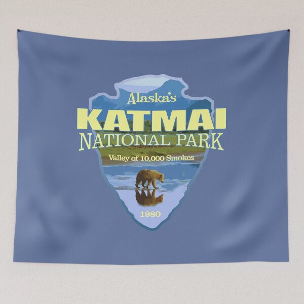 Item preview, Katmai National Park (arrowhead) designed and sold by curranmorgan.