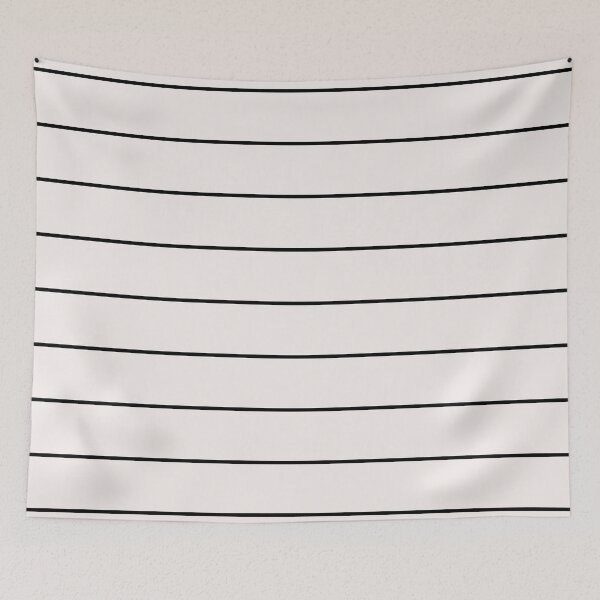 Item preview, Horizontal black stripes on white designed and sold by Greenwood2112.