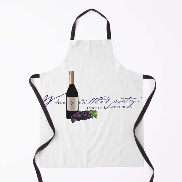 Item preview, Wine Is Bottled Poetry Quote Print Robert L. Stevenson designed and sold by Mary Riley.